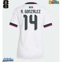 Mexico Armando Gonzalez #14 Bortedrakt Dame VM 2026 Kortermet